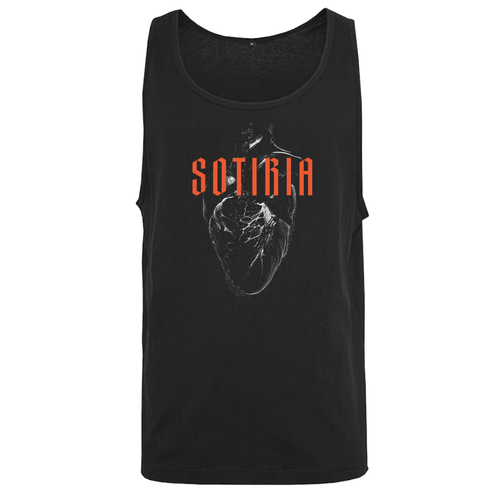 SOTIRIA 'Black Heart' Tank Top